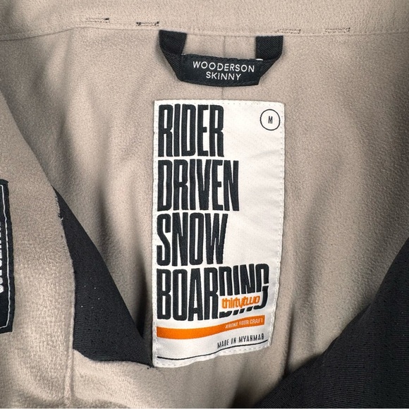 Thirty two Wooderson Snowboarding Pants Size M Black Womens - Picture 14 of 14